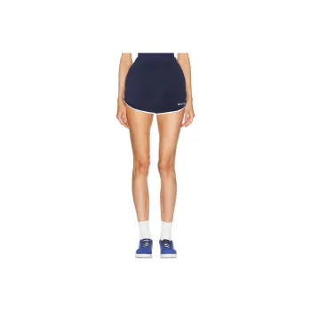SPORTY & RICH Logo Detailed Elasticated Waistband Shorts