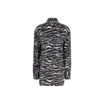 The Attico Silvye Mini Shirt Dress