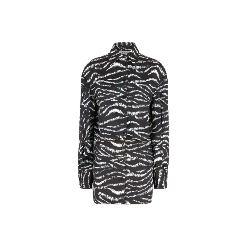 The Attico Silvye Mini Shirt Dress-0