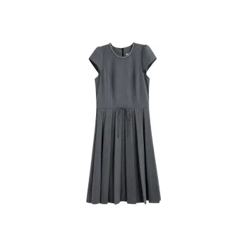 FANSILANEN Short Sleeved Dress Women's Gray