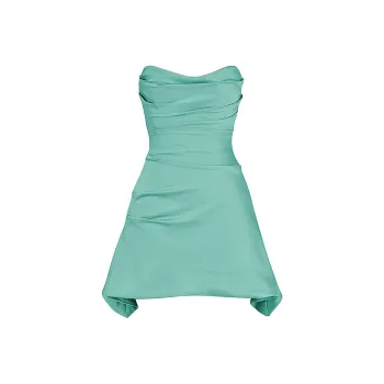HOUSE OF CB JASMINE Sleeveless Dress Women's Aqua Green