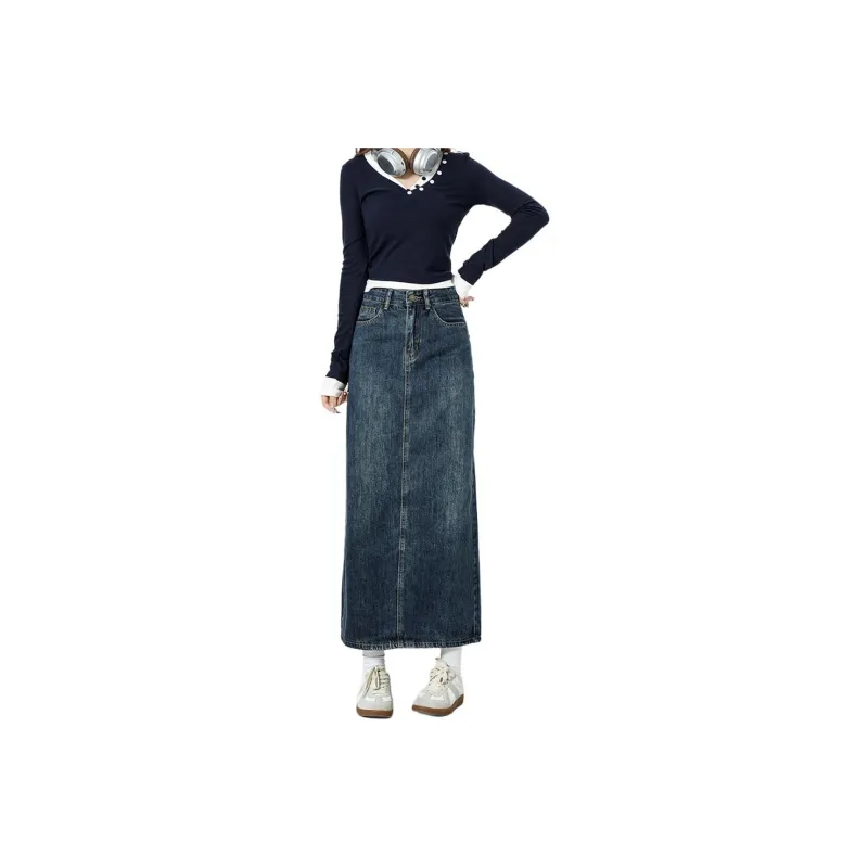 KAISER Denim Long Skirts Women's-3