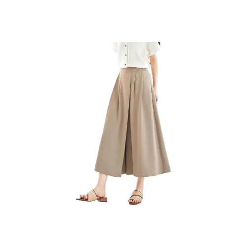 Like The Age Of Water Summer Casual Pants Loose Fit Women's Khaki