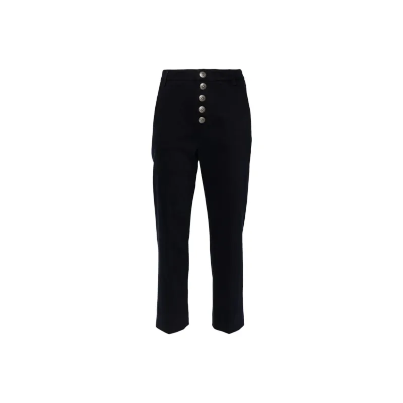 Dondup Nima Logo plaque Trousers-0