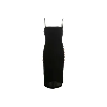 ST. AGNI Slip Dresses Women's Black