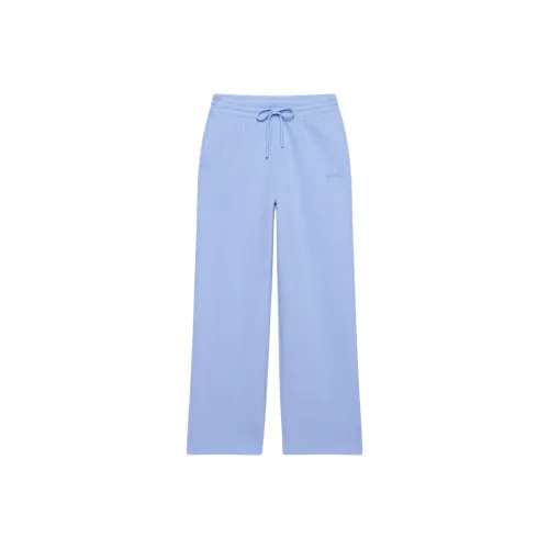 ARITZIA Cozy Sweatfleece Boyfriend Wide Sweatpant Knitted Sports Pants Women's Dayflower Blue/Commelina Blue