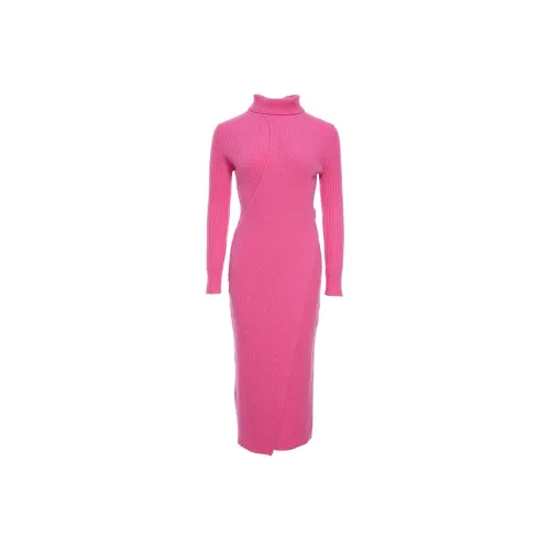 BESIONIA FW24 Long Sleeved Dresses Women's Pink