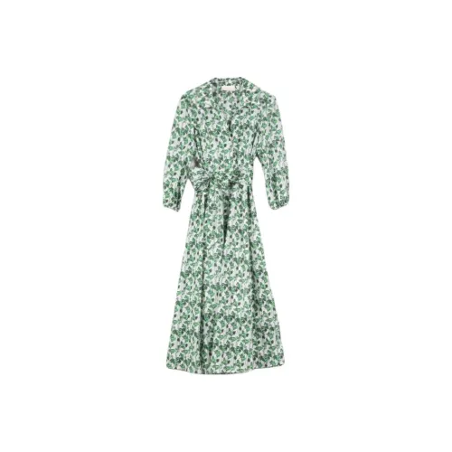 I BLUES FW24 Long Sleeved Dress Women's Green