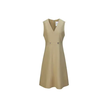 FINITY Sleeveless Dresses Women's Greige