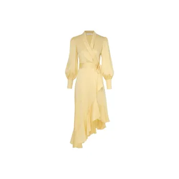Zimmermann SS24 Long Sleeved Dresses Women's Butter