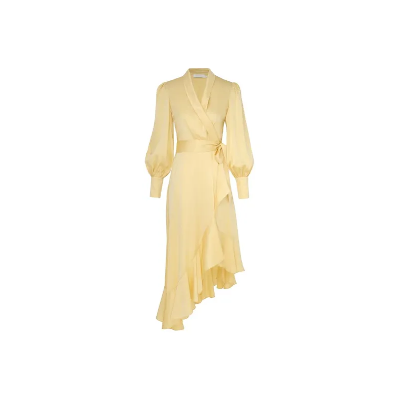 Zimmermann SS24 Long Sleeved Dresses Women's Butter-0