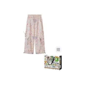 Dippanis Casual Pants Women's Pink