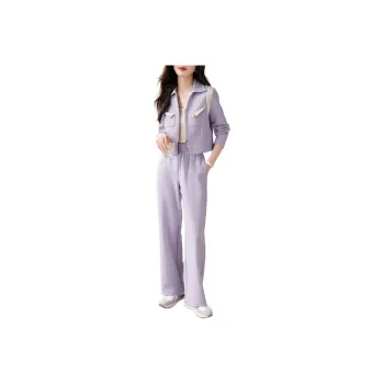 Mo Han Yi Mei Casual Suit Women's Light Purple