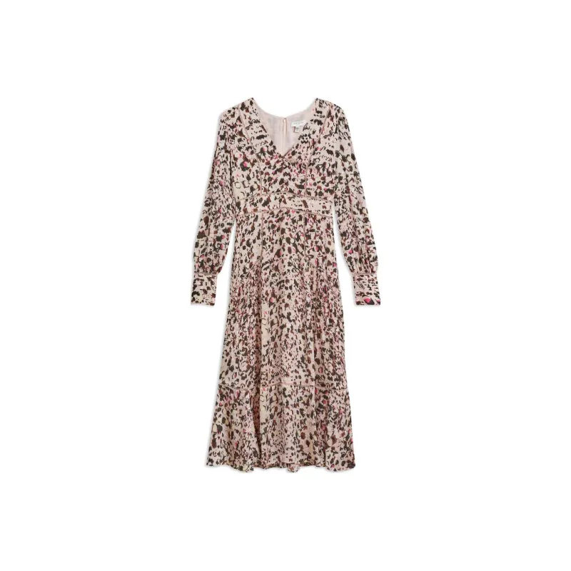 Ted Baker Long-Sleeved Dresses Women's Dark Pink-0