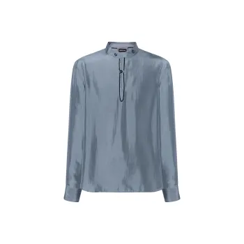 GIORGIO ARMANI Shirts Men Blue