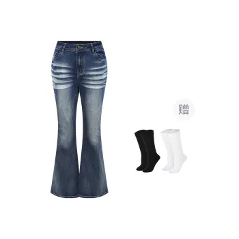 BSEVENI Jeans Women's Blue