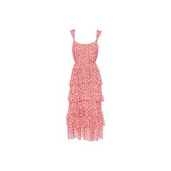 DVF Diane Von Furstenberg Moderna Floral print Midi Dress