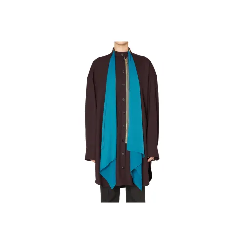 Kolor Long-Sleeved Dresses Women's Deep Bordeaux Wine Color