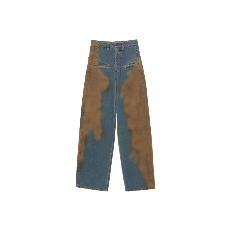 UMA WANG Ball Wide leg Jeans-0