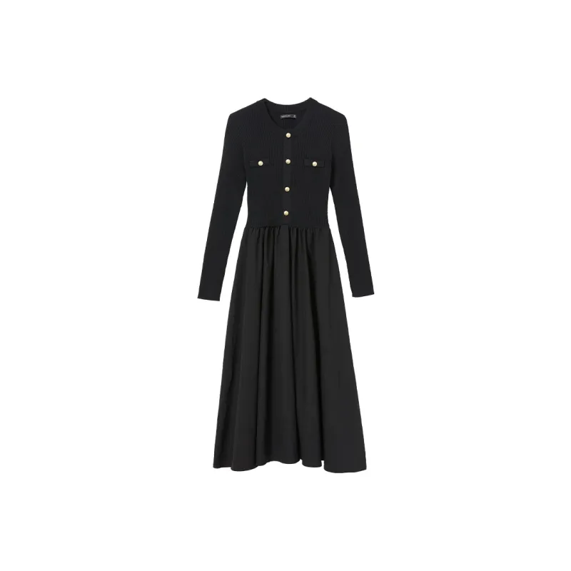 WESTLINK Long Sleeved Dresses Women's Black-0