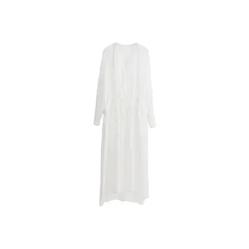 MS MIN Long Sleeved Dress Women's White
