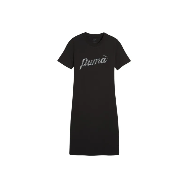 PUMA Short Sleeved Dress Women's Black-0