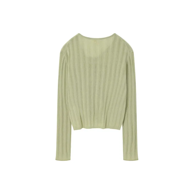 COVERNAT SS25 Knitwear Women's Lime-1