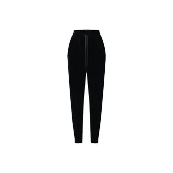 LOUIS VUITTON Knitted Sweatpants Women's Black
