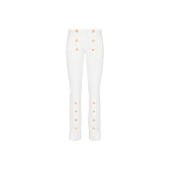 BALMAIN Button detail Slim cut Jeans
