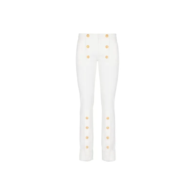 BALMAIN Button detail Slim cut Jeans-0