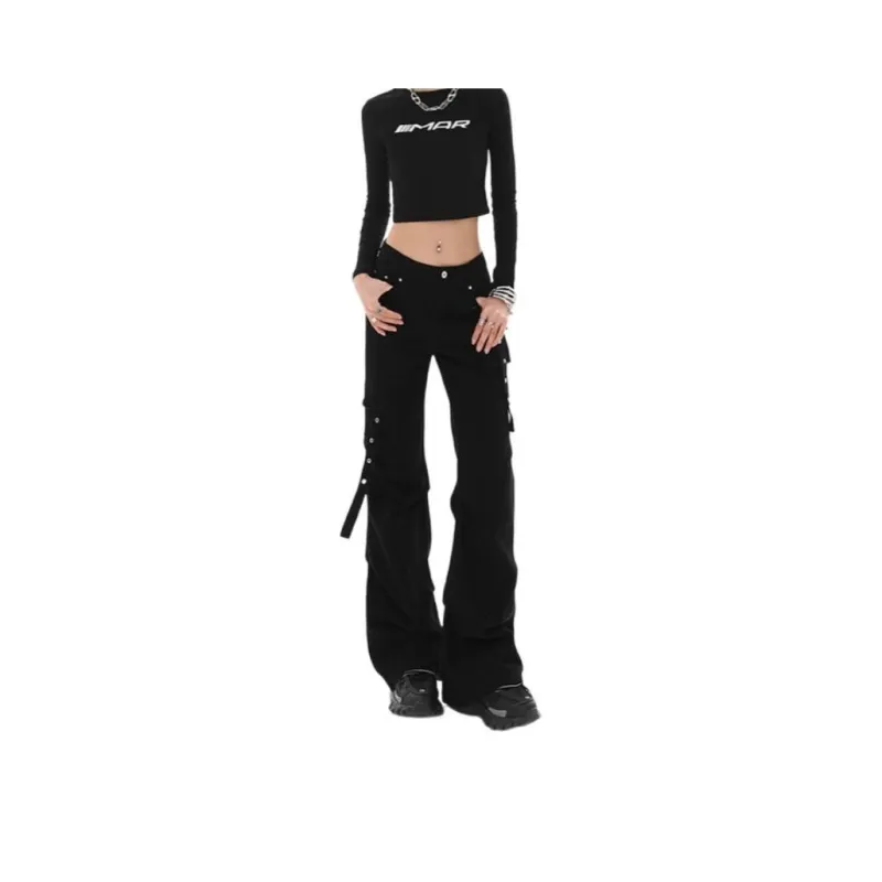 JASONWOOD Cargo Pants Women's Black-0