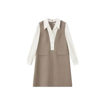 FINITY Long Sleeved Dresses Women's Khaki
