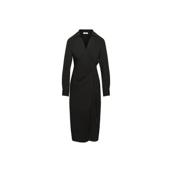 ARITZIA Babaton Petra Dress Long-Sleeved Dresses Women's Black