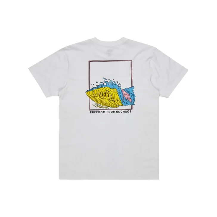 Quiksilver T Shirts Men White-0