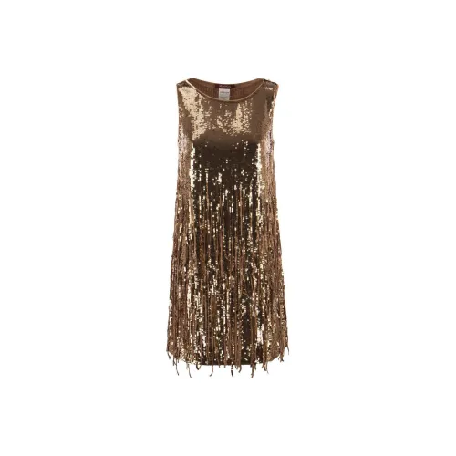 MaxMara Studio Sleeveless Dress Women's Gold