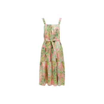 BARBOUR Papyrus Midi Dress Slip Dresses Women's Multicolor