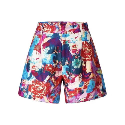 Shanghai Tang X Jacky Tsai Graphic-print Track Shorts