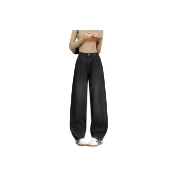 FAWENXIANGZI Jeans Women's Black