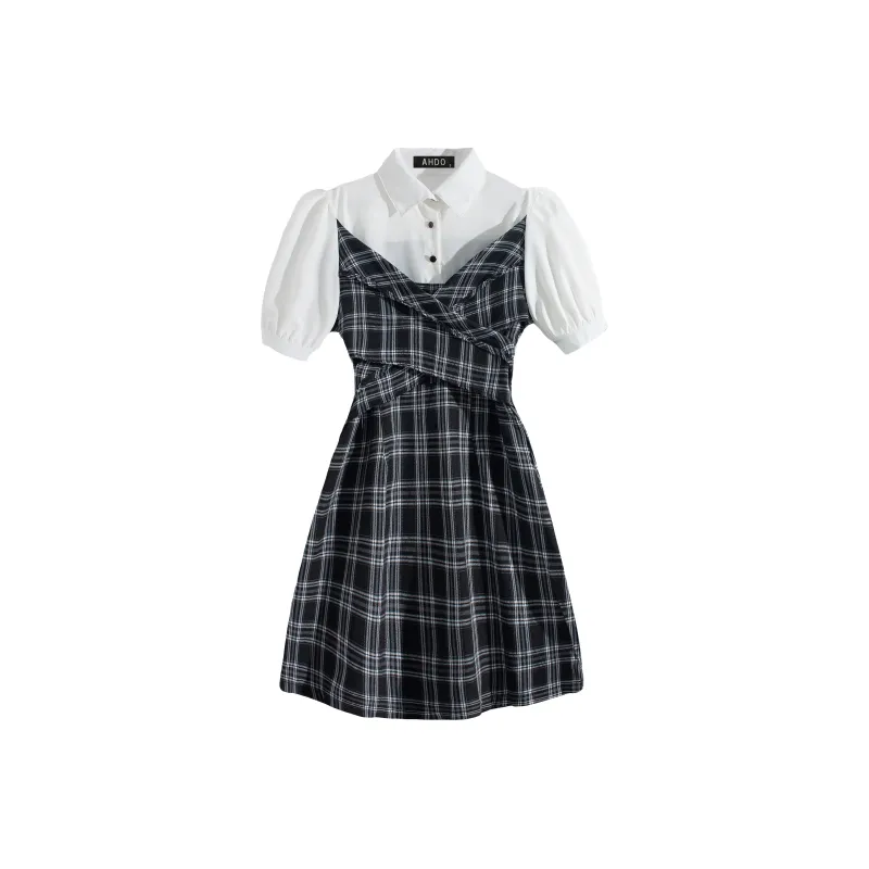 AHDO Short Sleeved Dresses Women's-0