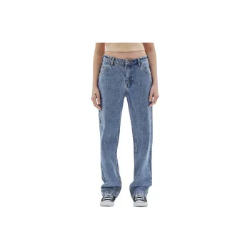 GUESS Originals Kit Acid Washed Carpenter Jeans Jeans Women's Blue
