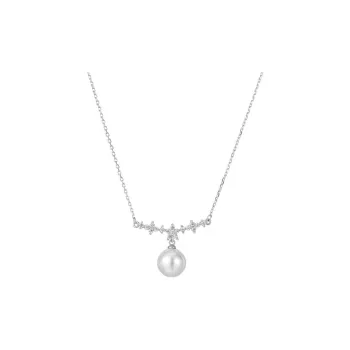 DAWO 925 Sterling Silver Necklaces Women's