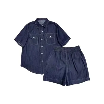 MADALLO Shirt Matching Set Women's Dark Blue