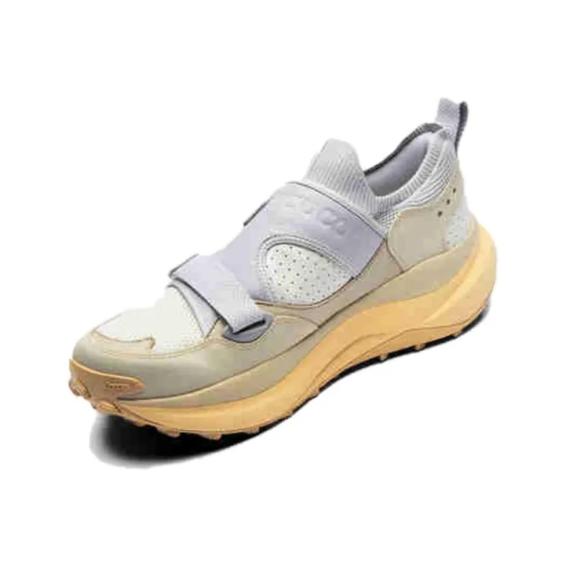 Saucony Anti Slip Wear Resistant Low Top Running Shoes Unisex Beige Blue-2