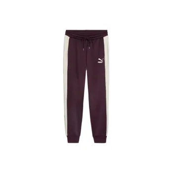PUMA ICONIC T7 Knitted Sports Pants Women's Midnight Plum
