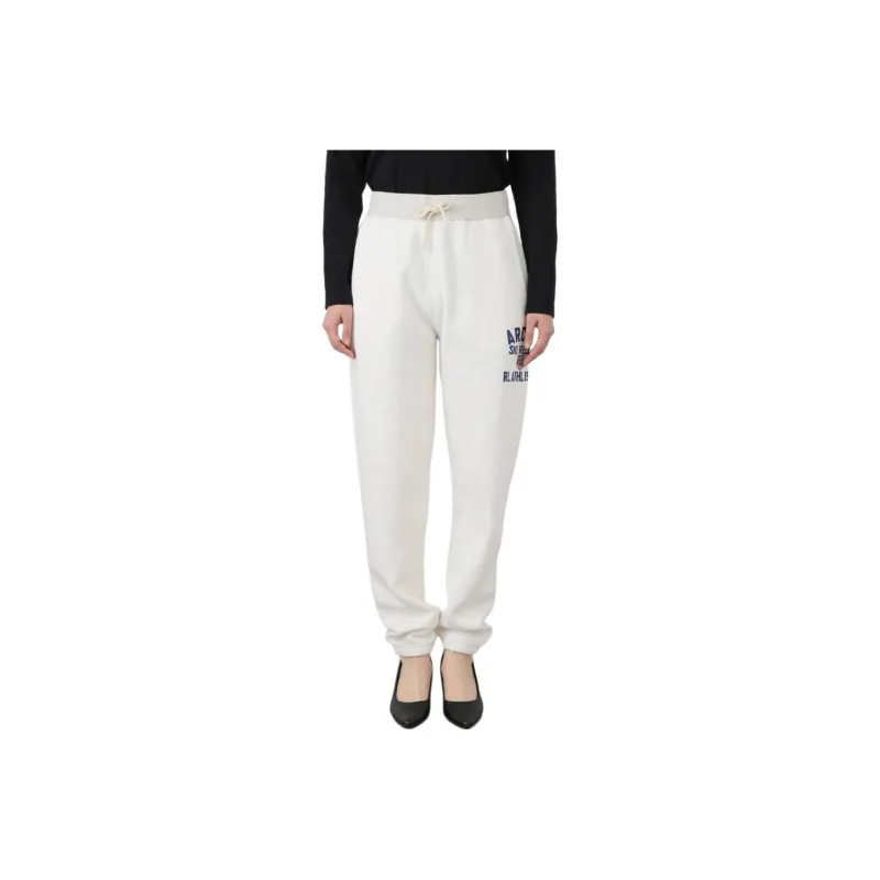 PLAGE FW24 Knitted Sports Pants Women's White-0