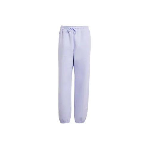 Adidas x Stella McCartney LOOSE SWEAT TRACKSUIT BOTTOMS Knitted Sports Pants Women's Light Purple