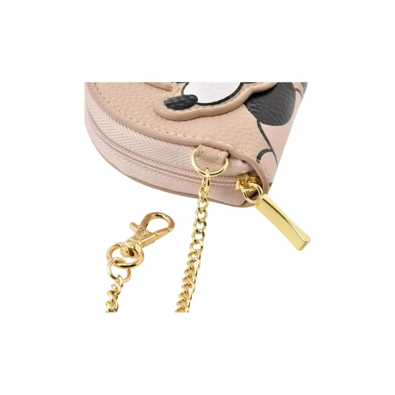 Disney Synthetic Leather Coin Purse Unisex Beige-3