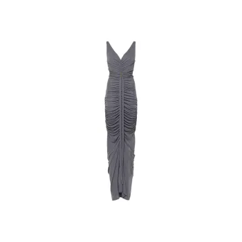 Elisabetta Franchi Red Carpet Gathered Gown