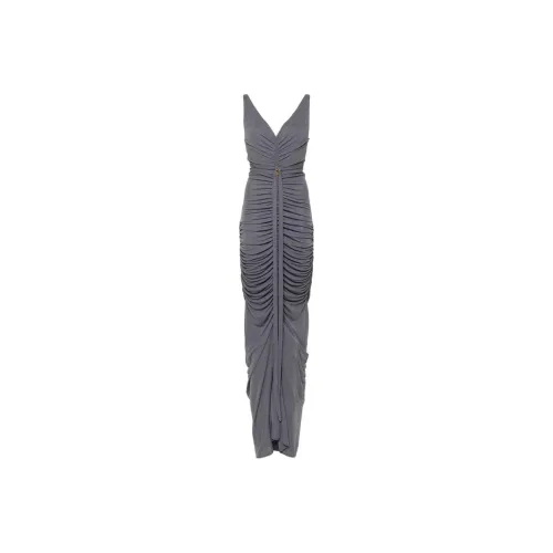 Elisabetta Franchi Red Carpet Gathered Gown