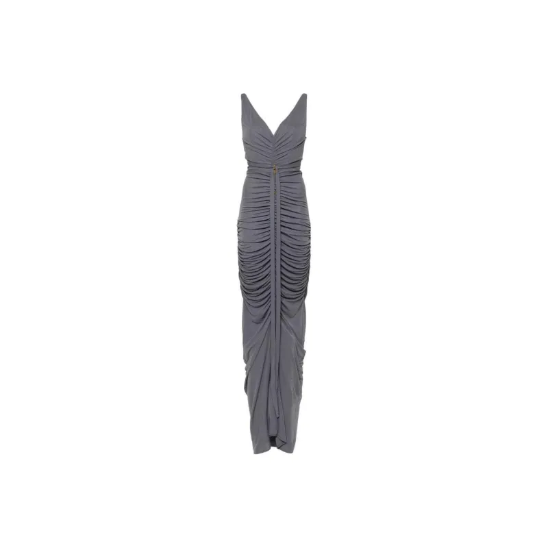 Elisabetta Franchi Red Carpet Gathered Gown-0